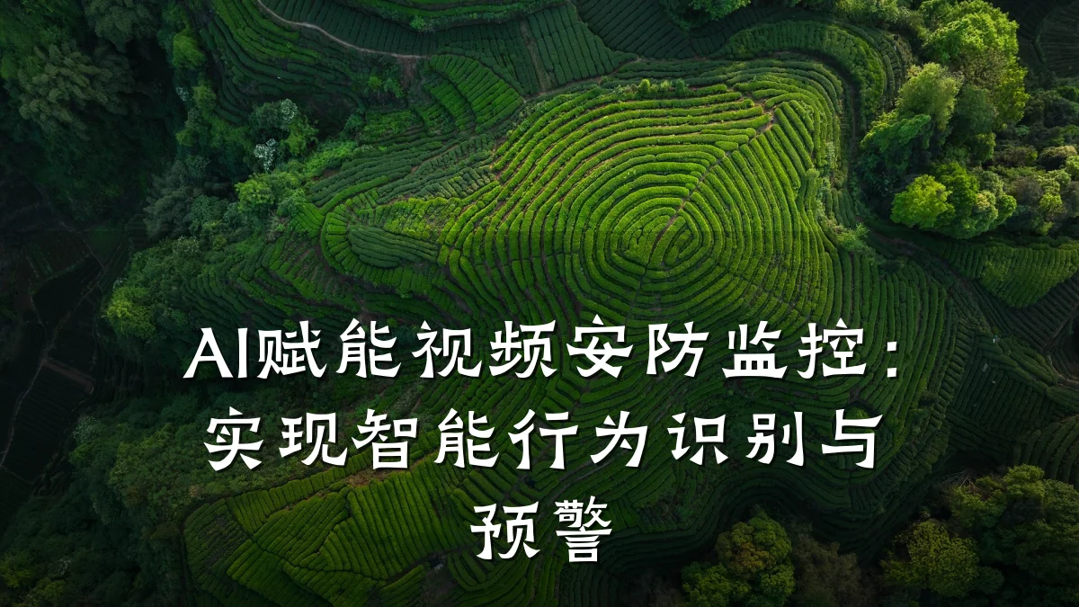 AI赋能视频安防监控:实现智能行为识别与预警