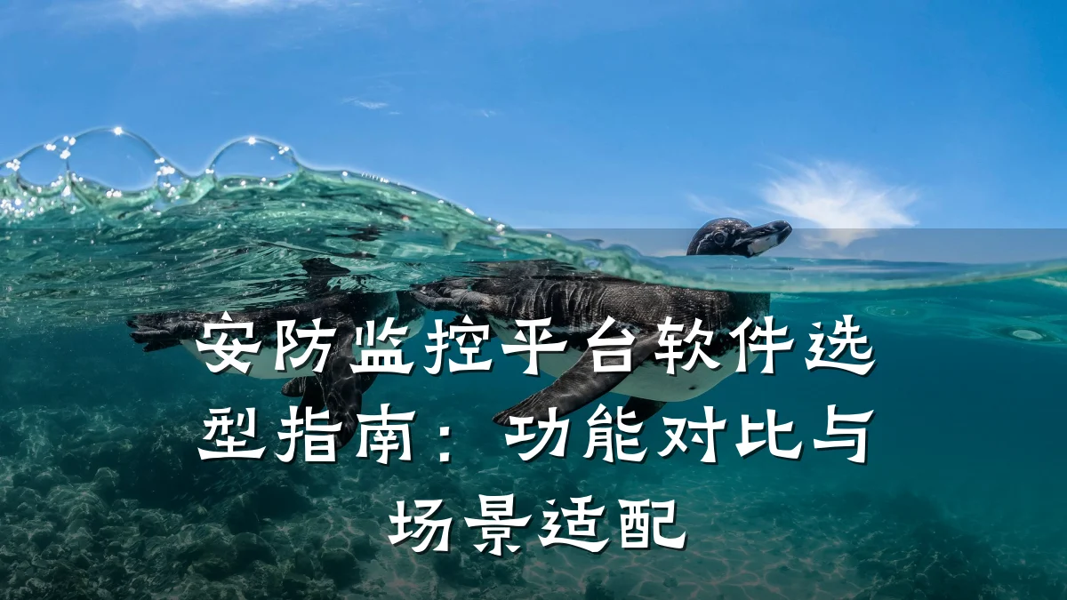 安防监控平台软件选型指南:功能对比与场景适配