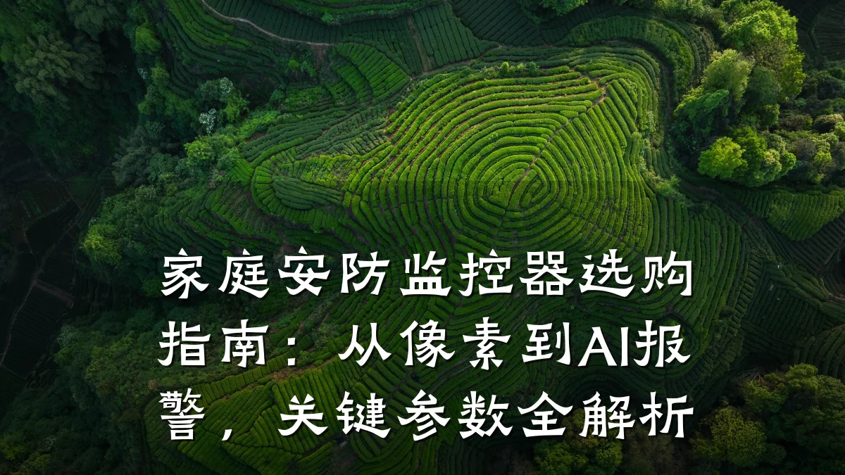 家庭安防监控器选购指南：从像素到AI报警，关键参数全解析