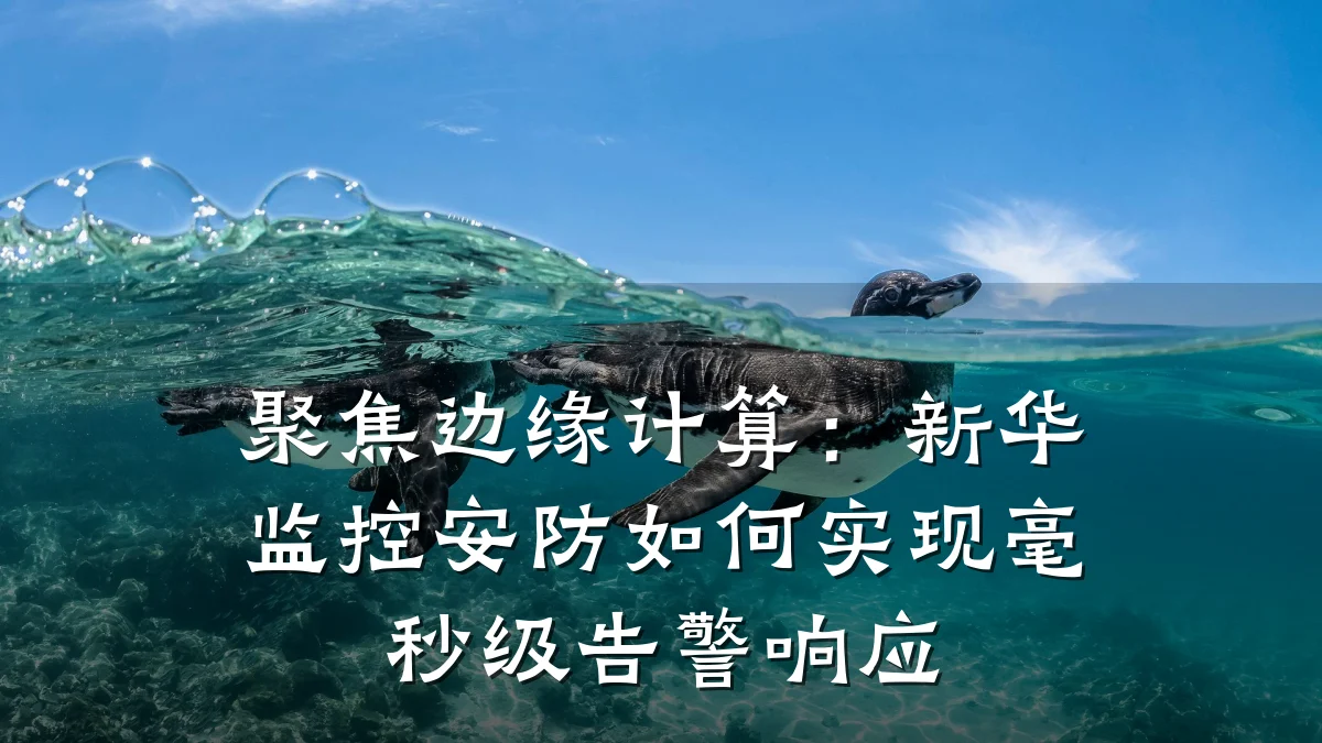 聚焦边缘计算:新华监控安防如何实现毫秒级告警响应