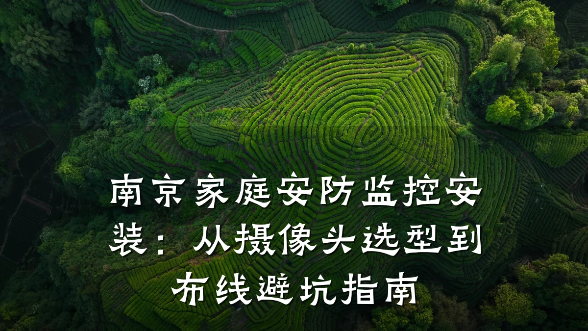 南京家庭安防监控安装:从摄像头选型到布线避坑指南