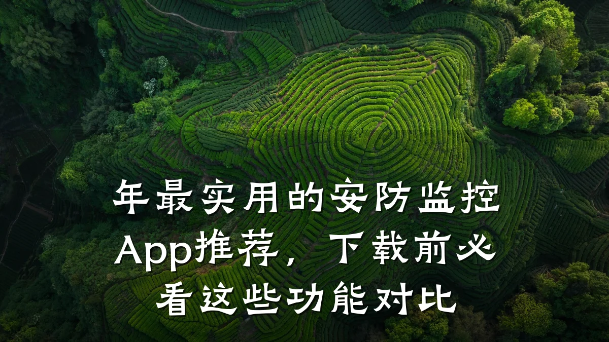 年最实用的安防监控App推荐,下载前必看这些功能对比