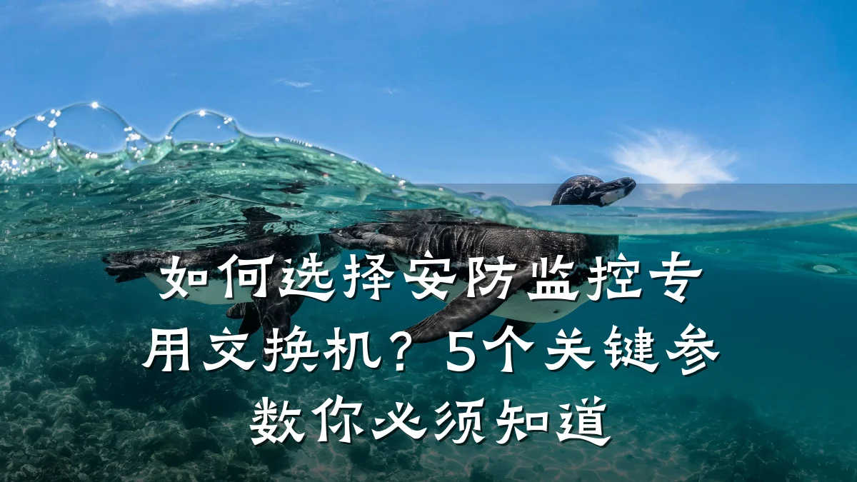 如何选择安防监控专用交换机?5个关键参数你必须知道