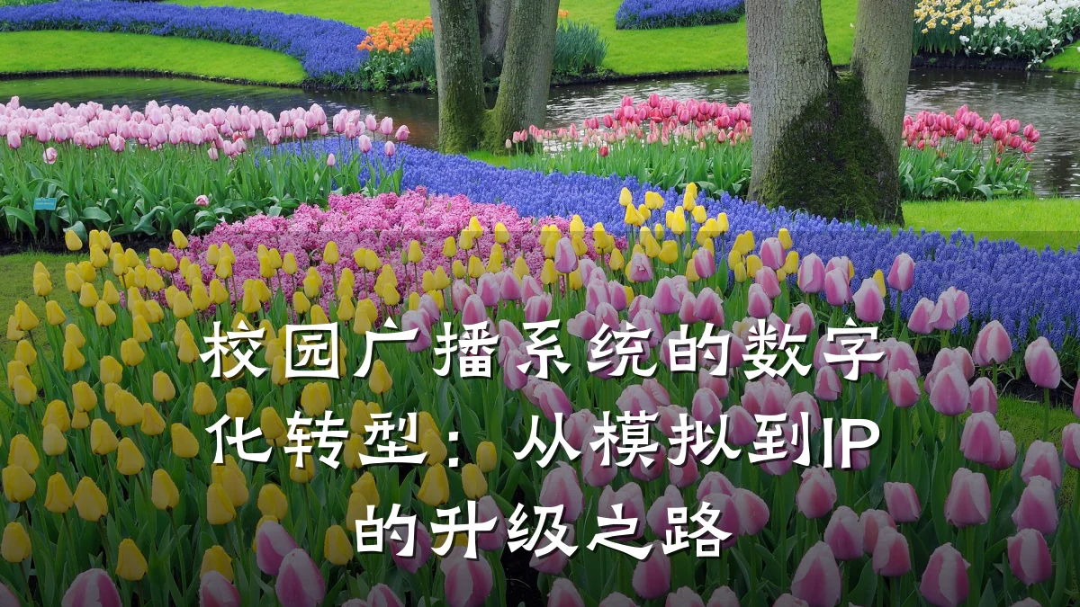 校园广播系统的数字化转型:从模拟到IP的升级之路