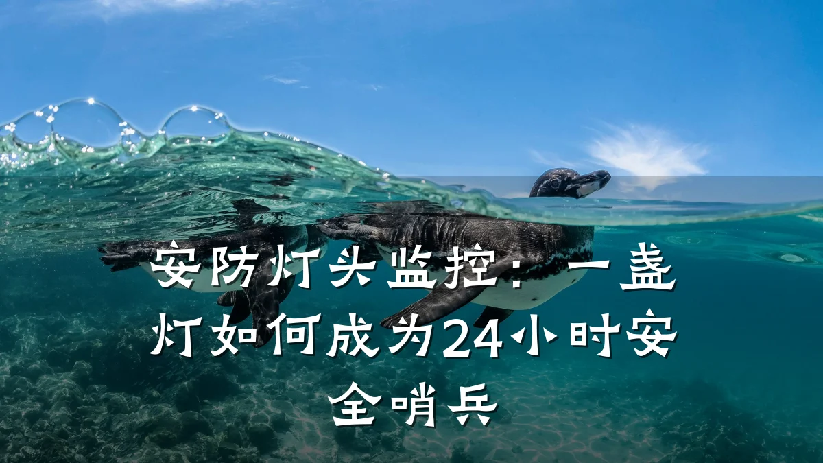 安防灯头监控:一盏灯如何成为24小时安全哨兵