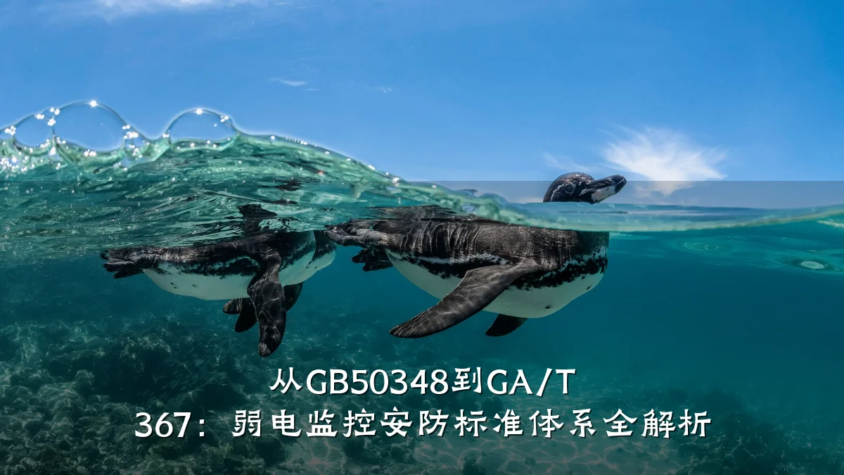 从GB50348到GA/T 367:弱电监控安防标准体系全解析
