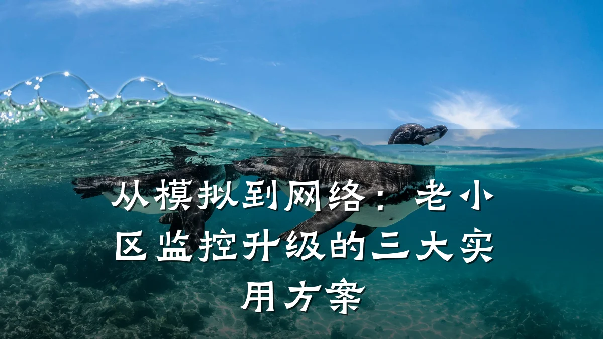 从模拟到网络:老小区监控升级的三大实用方案