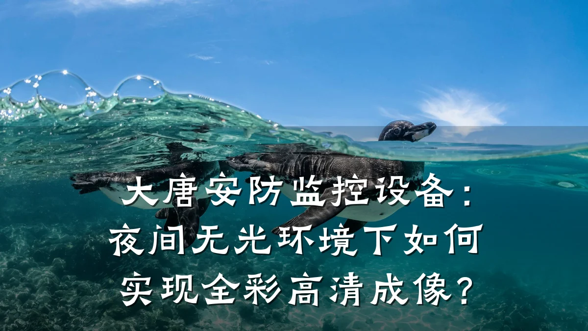 大唐安防监控设备:夜间无光环境下如何实现全彩高清成像?