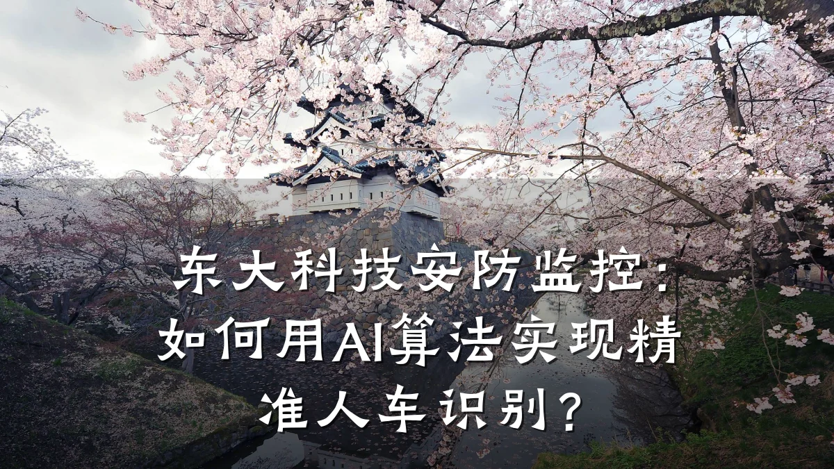东大科技安防监控:如何用AI算法实现精准人车识别?