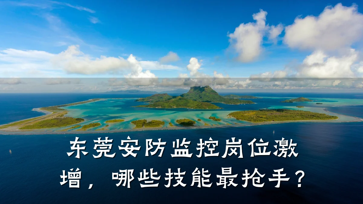 东莞安防监控岗位激增,哪些技能最抢手?