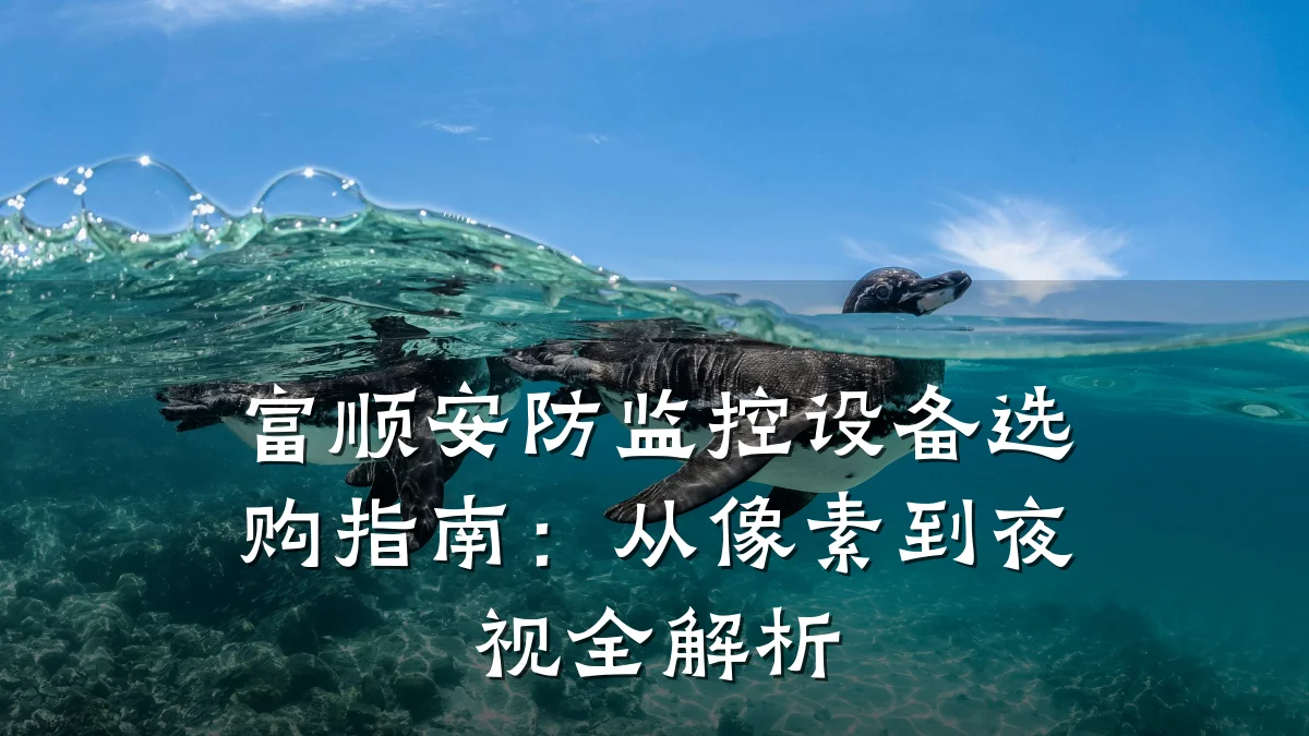 富顺安防监控设备选购指南：从像素到夜视全解析