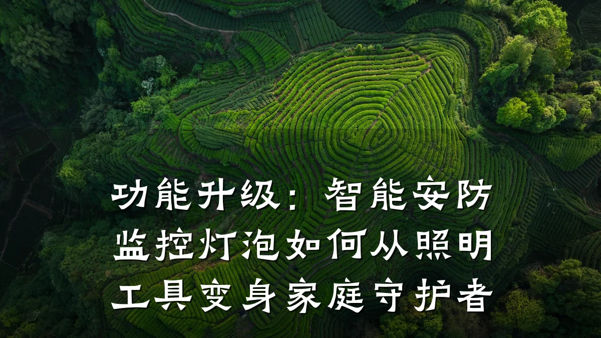 功能升级:智能安防监控灯泡如何从照明工具变身家庭守护者