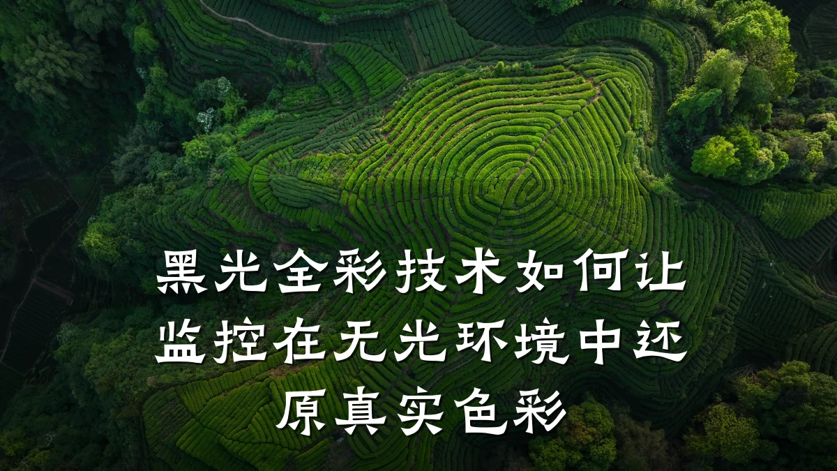 黑光全彩技术如何让监控在无光环境中还原真实色彩