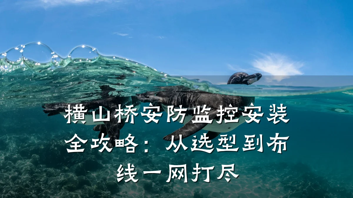 横山桥安防监控安装全攻略：从选型到布线一网打尽