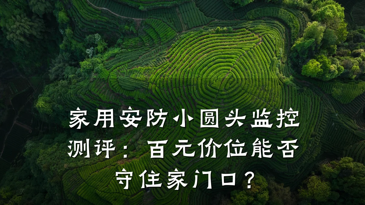 家用安防小圆头监控测评:百元价位能否守住家门口?