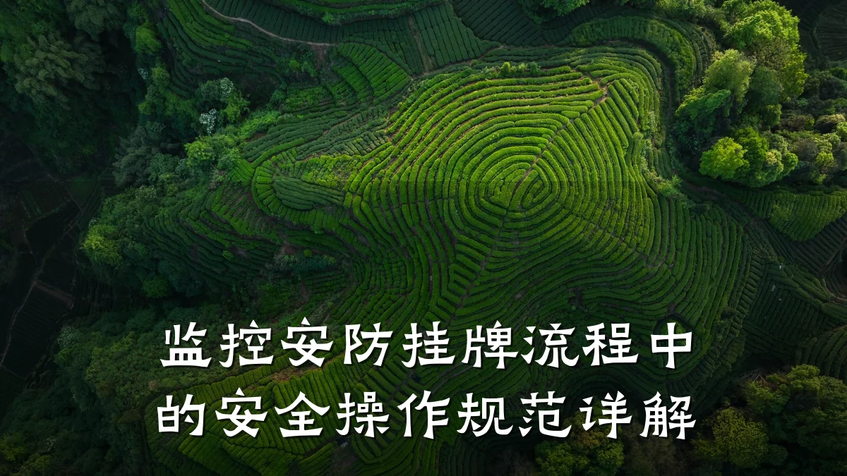 监控安防挂牌流程中的安全操作规范详解
