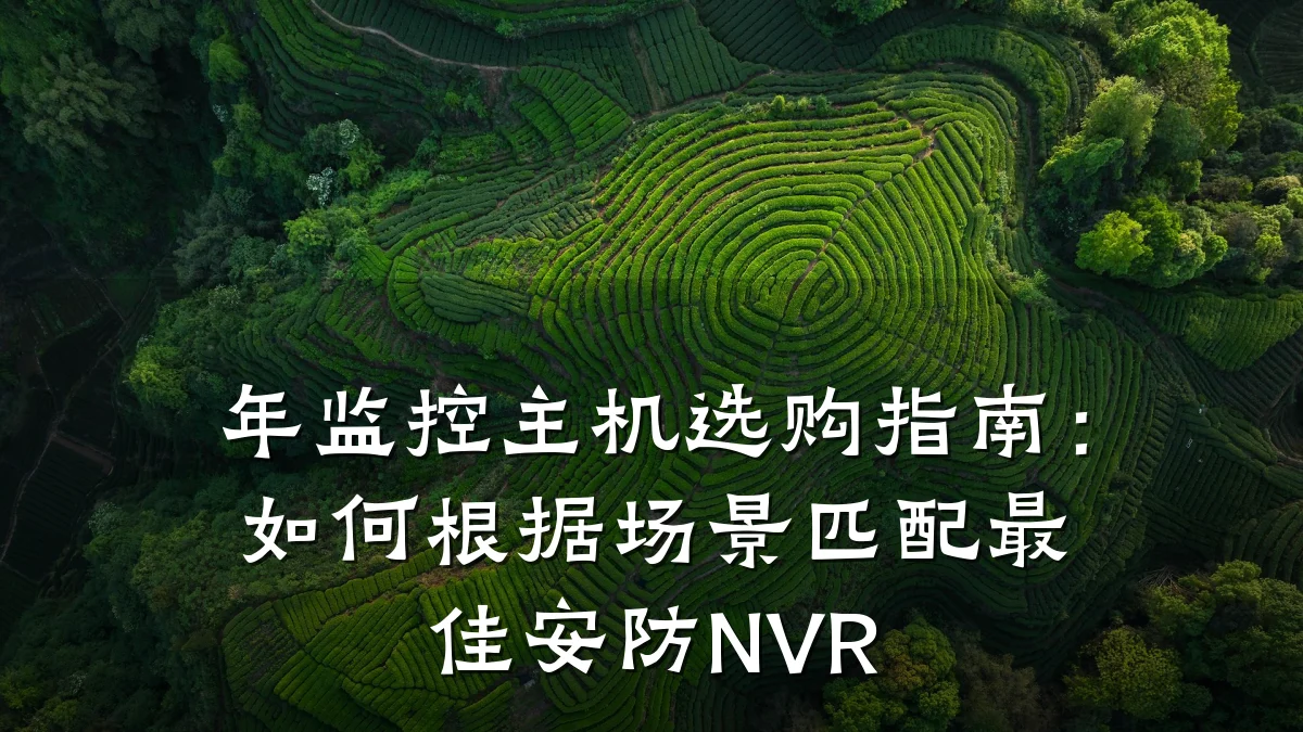 年监控主机选购指南:如何根据场景匹配最佳安防NVR