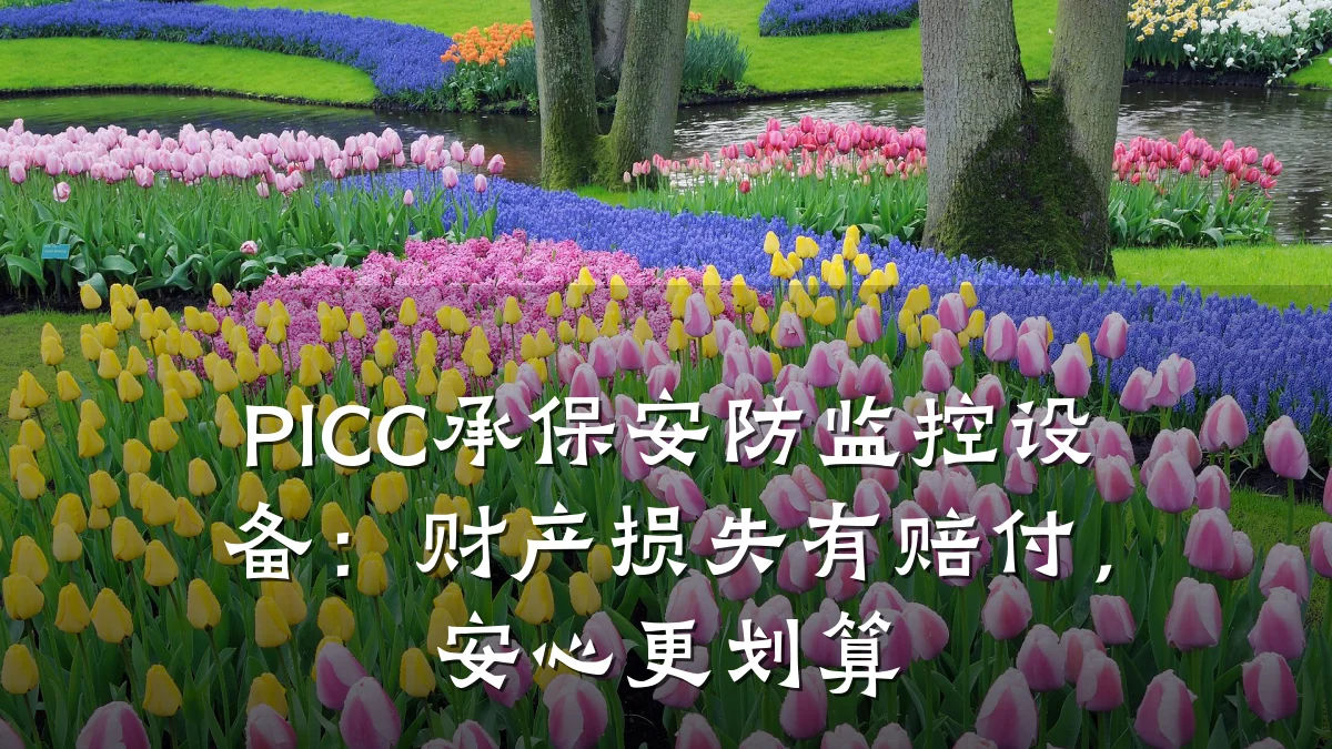 PICC承保安防监控设备:财产损失有赔付,安心更划算