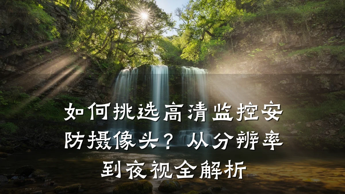 如何挑选高清监控安防摄像头?从分辨率到夜视全解析