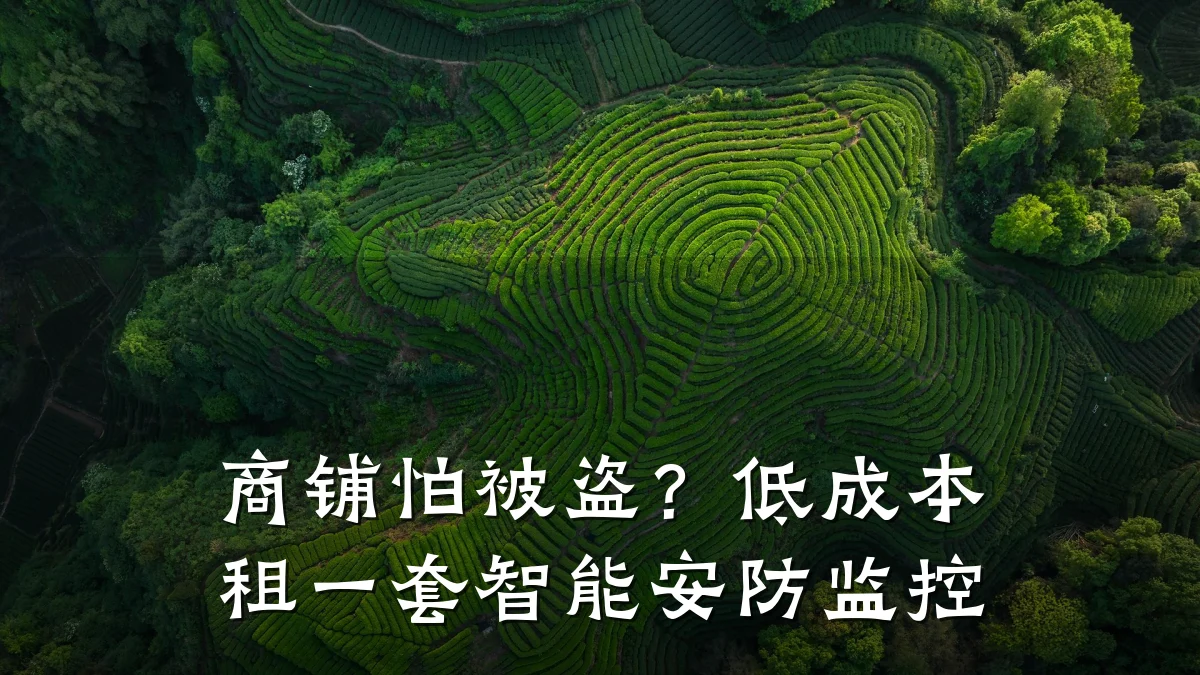商铺怕被盗?低成本租一套智能安防监控