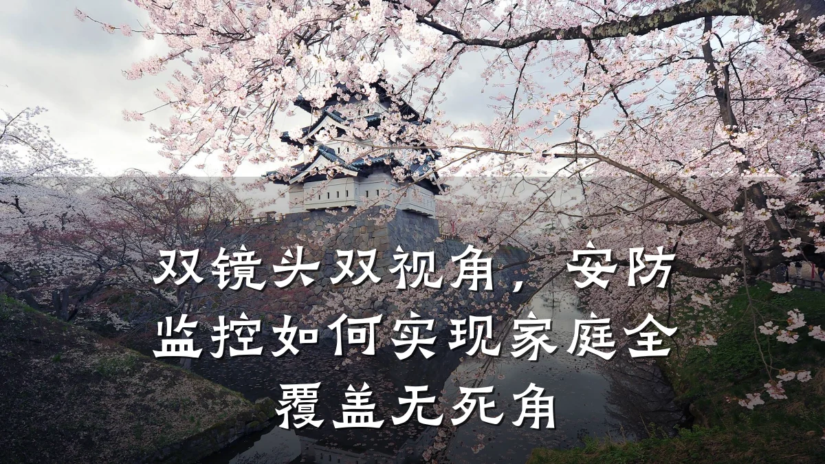 双镜头双视角,安防监控如何实现家庭全覆盖无死角