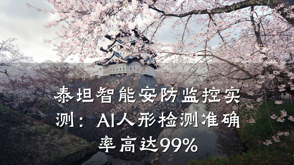 泰坦智能安防监控实测:AI人形检测准确率高达99%