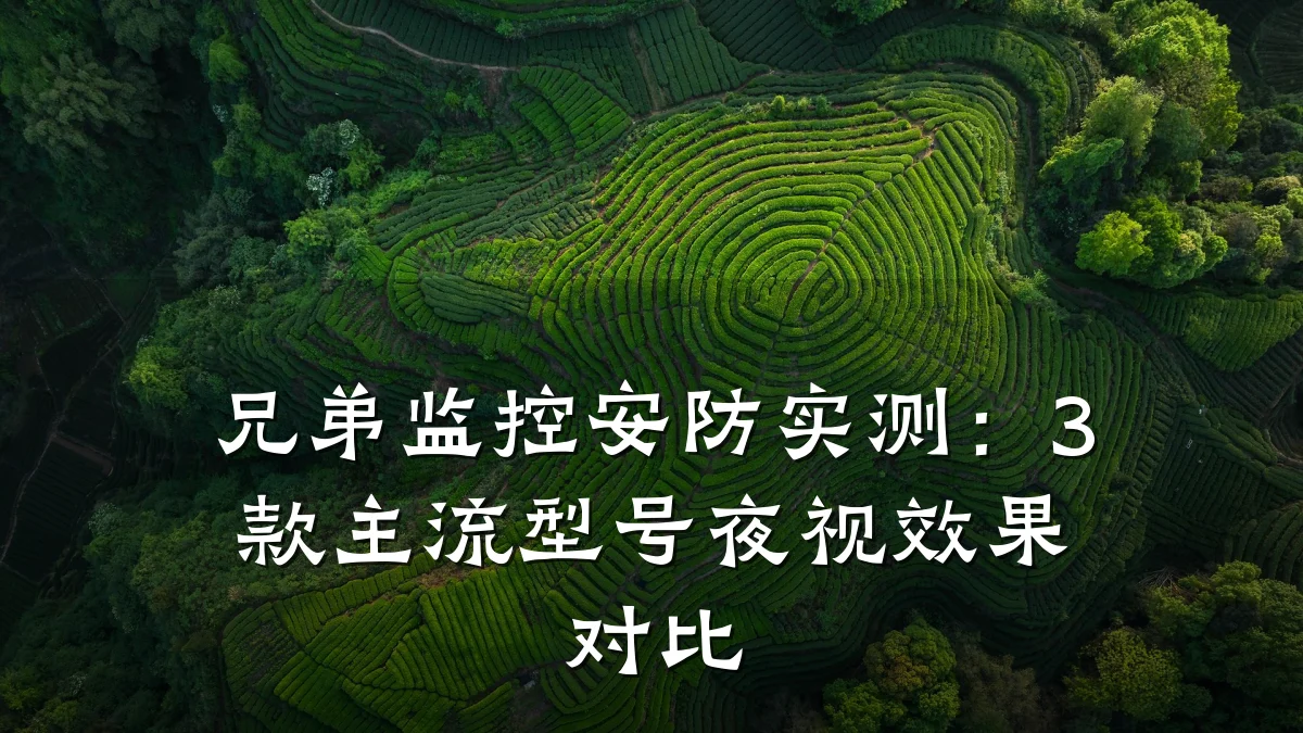 兄弟监控安防实测:3款主流型号夜视效果对比