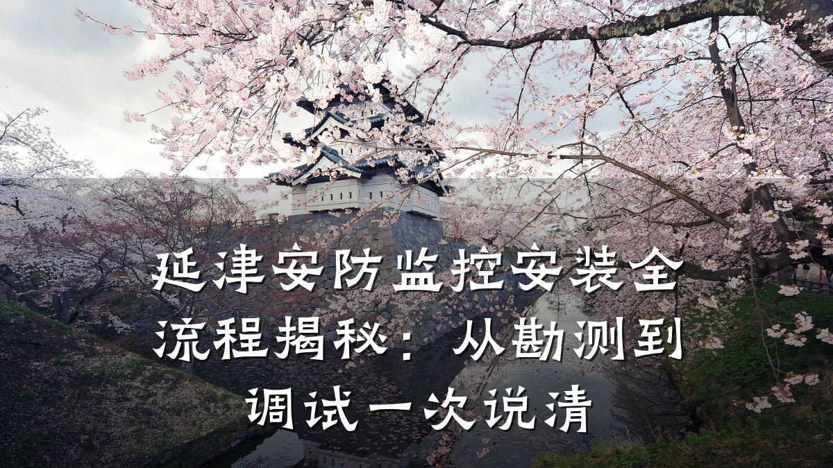 延津安防监控安装全流程揭秘:从勘测到调试一次说清