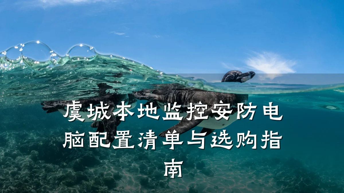 虞城本地监控安防电脑配置清单与选购指南