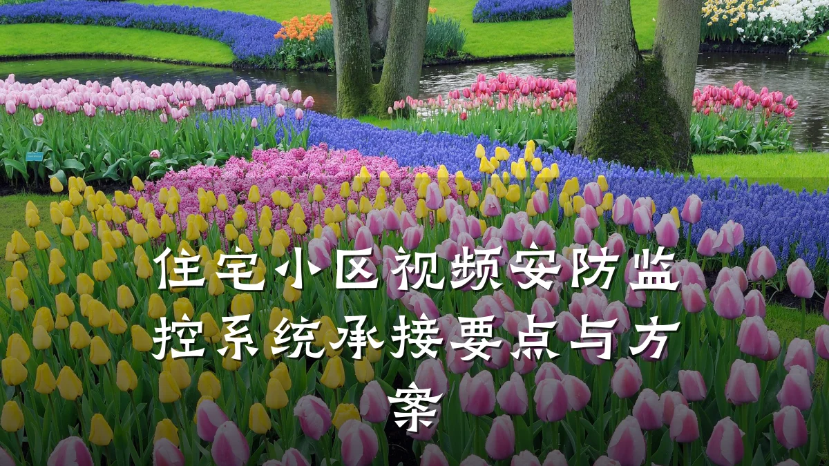 住宅小区视频安防监控系统承接要点与方案