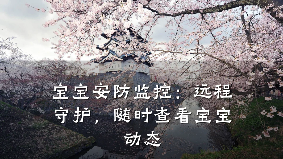 宝宝安防监控:远程守护,随时查看宝宝动态