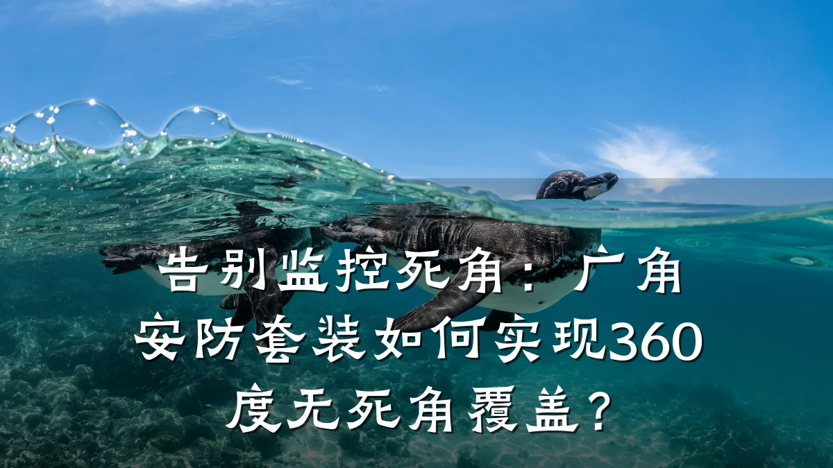 告别监控死角:广角安防套装如何实现360度无死角覆盖?