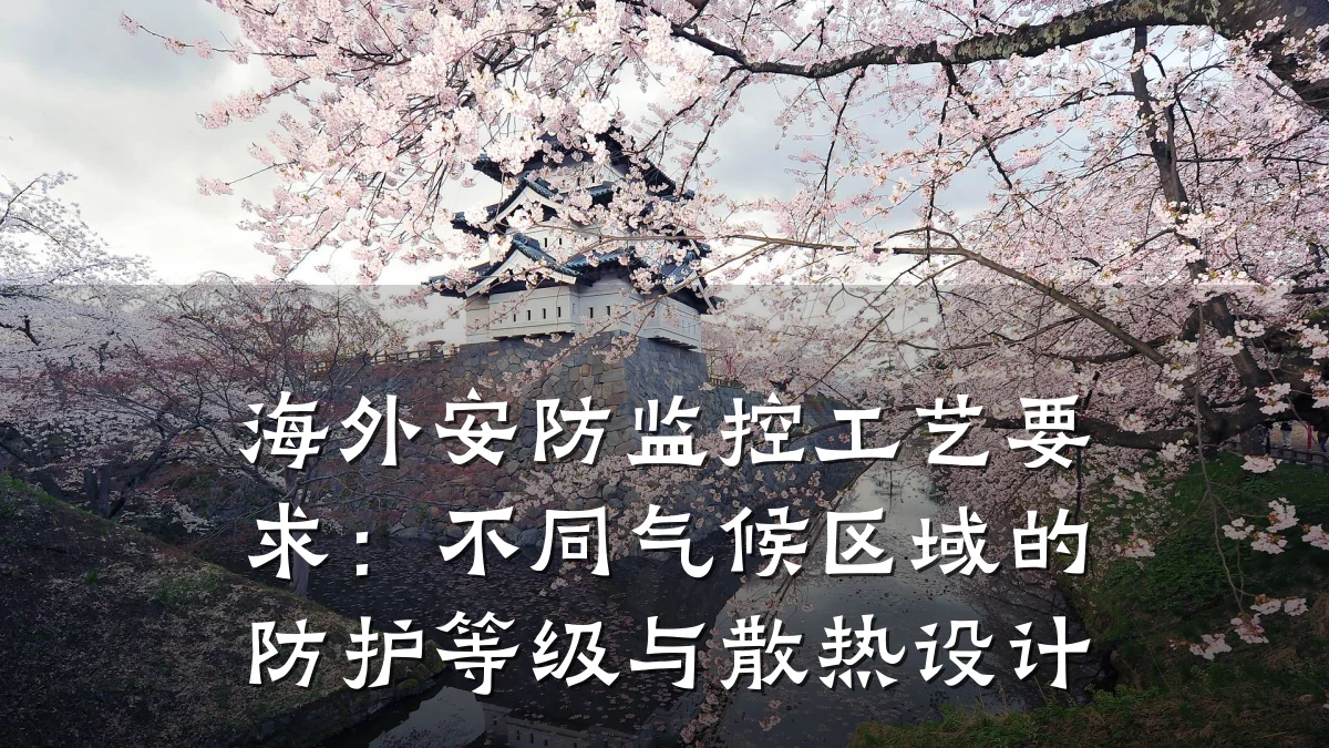 海外安防监控工艺要求:不同气候区域的防护等级与散热设计