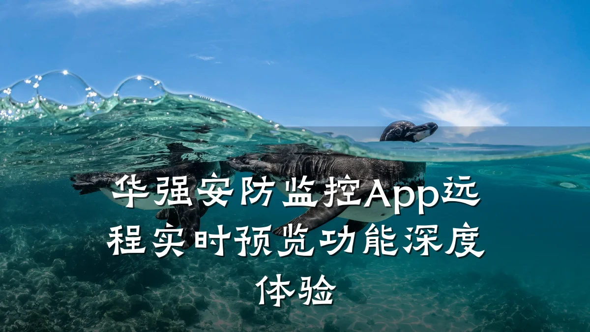 华强安防监控App远程实时预览功能深度体验