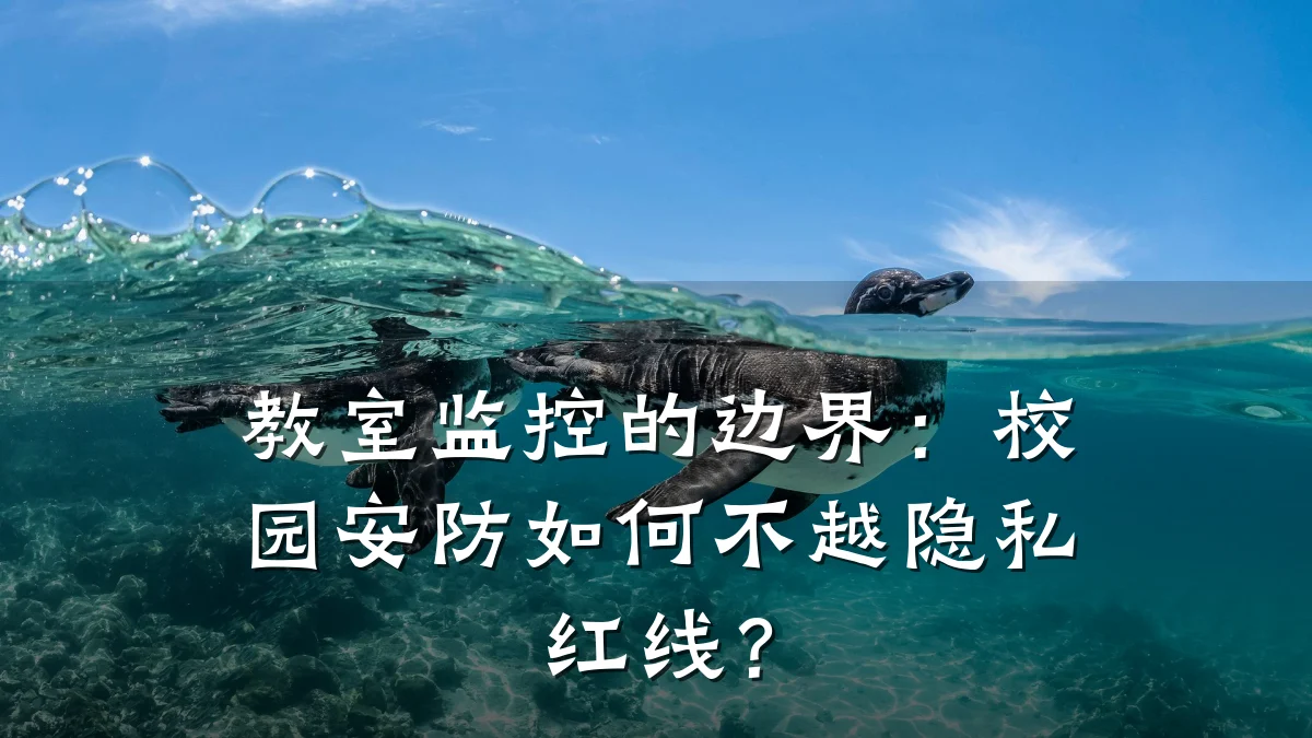 教室监控的边界:校园安防如何不越隐私红线?