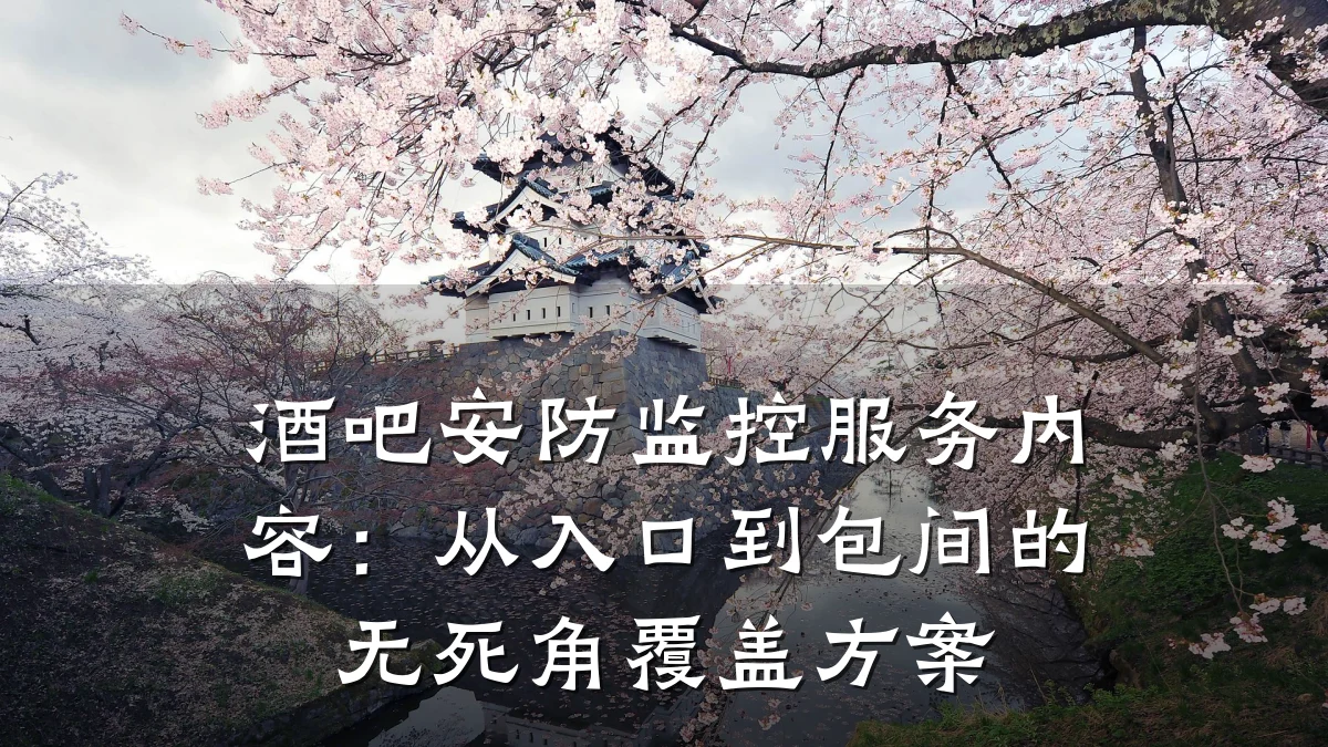 酒吧安防监控服务内容:从入口到包间的无死角覆盖方案
