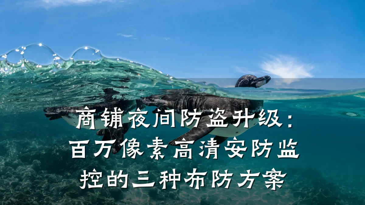 商铺夜间防盗升级:百万像素高清安防监控的三种布防方案