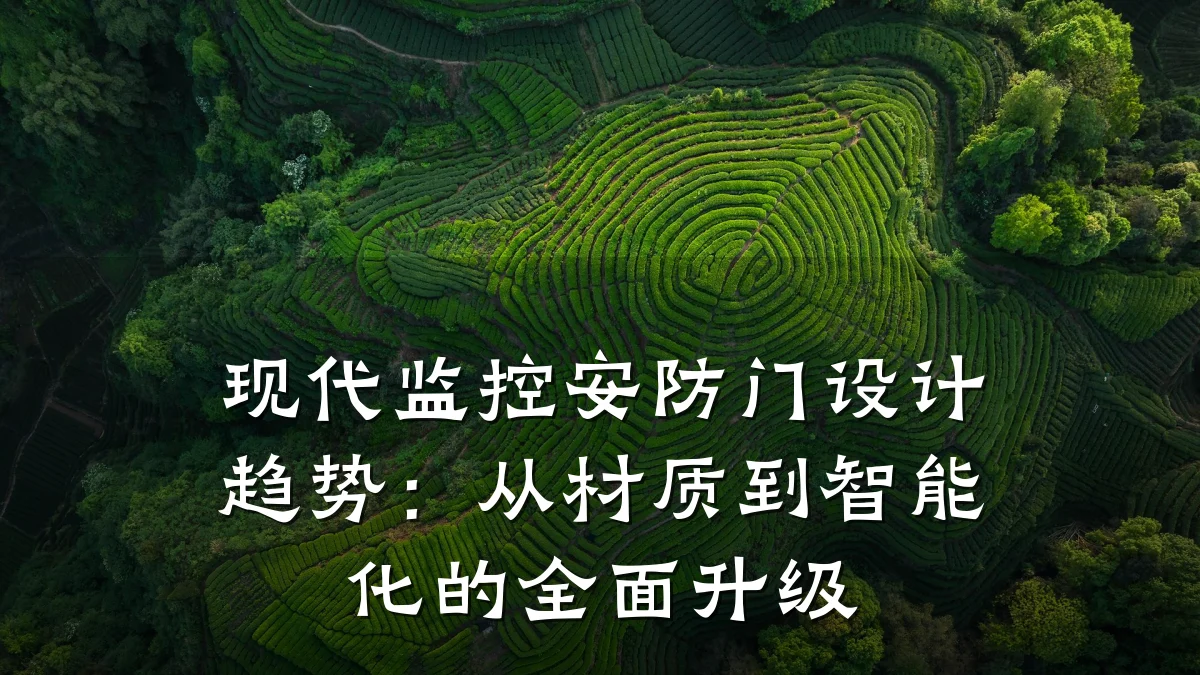 现代监控安防门设计趋势：从材质到智能化的全面升级