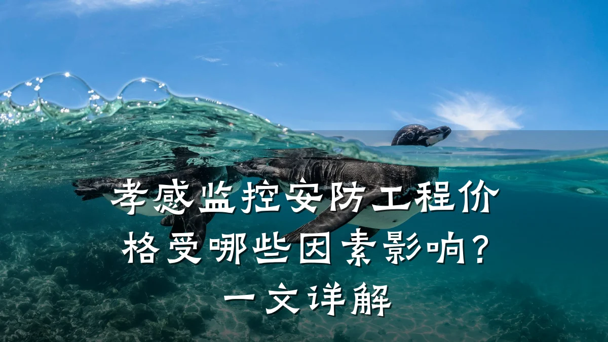 孝感监控安防工程价格受哪些因素影响?一文详解