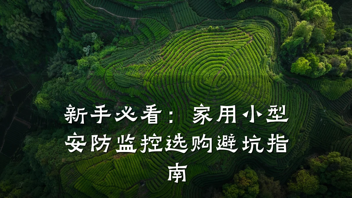 新手必看:家用小型安防监控选购避坑指南