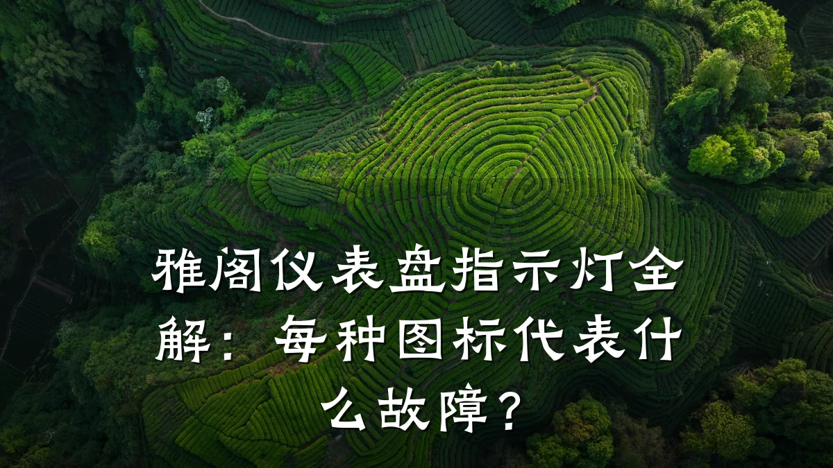 雅阁仪表盘指示灯全解:每种图标代表什么故障?