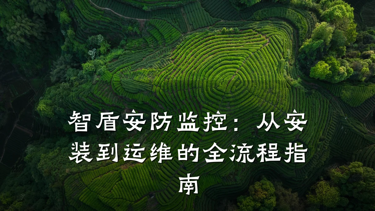 智盾安防监控:从安装到运维的全流程指南