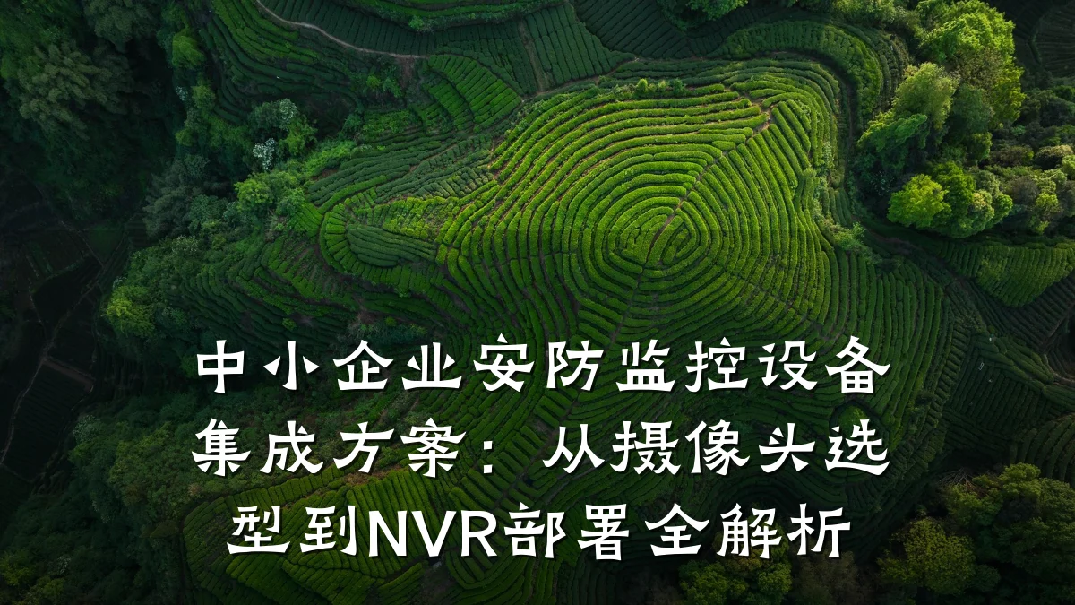 中小企业安防监控设备集成方案:从摄像头选型到NVR部署全解析