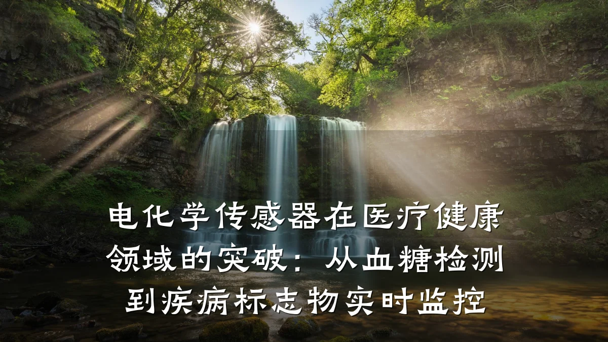 电化学传感器在医疗健康领域的突破:从血糖检测到疾病标志物实时监控