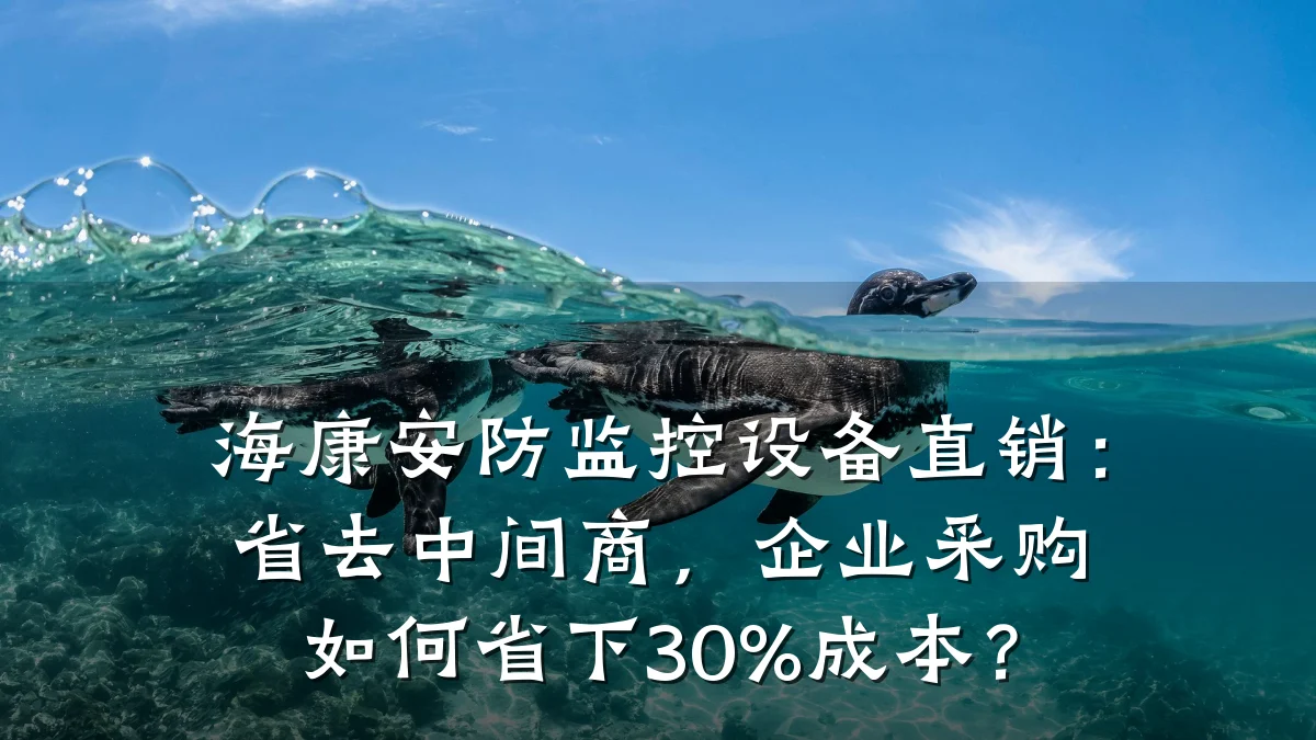 海康安防监控设备直销:省去中间商,企业采购如何省下30%成本?