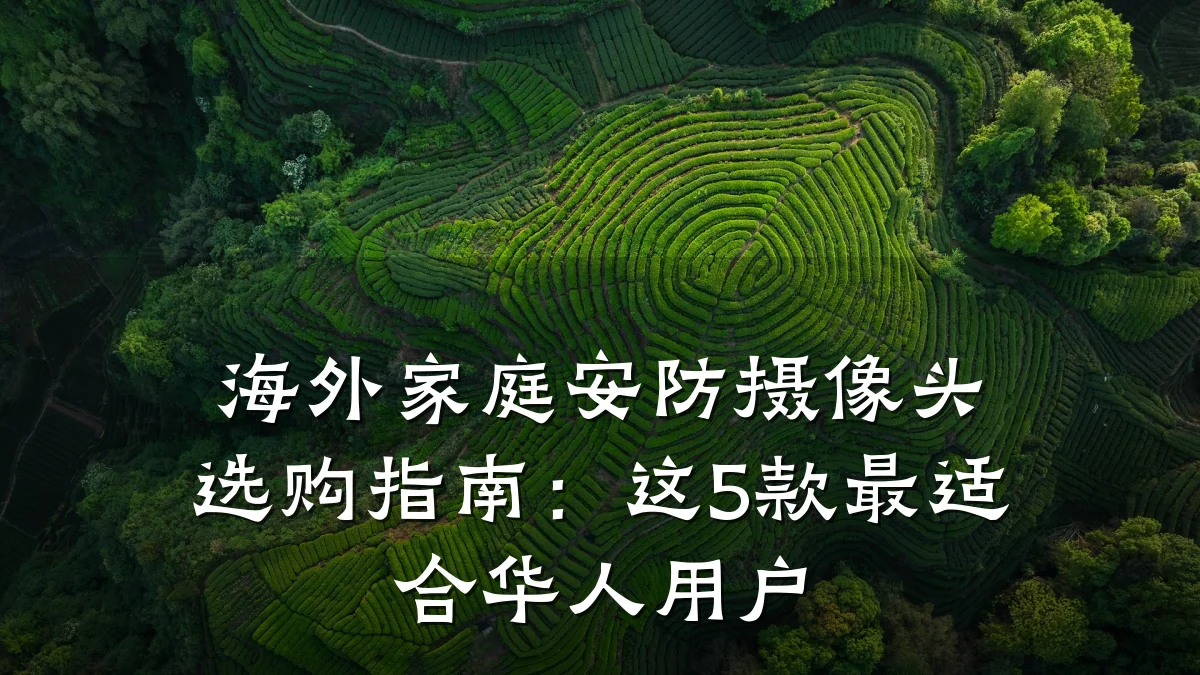 海外家庭安防摄像头选购指南:这5款最适合华人用户