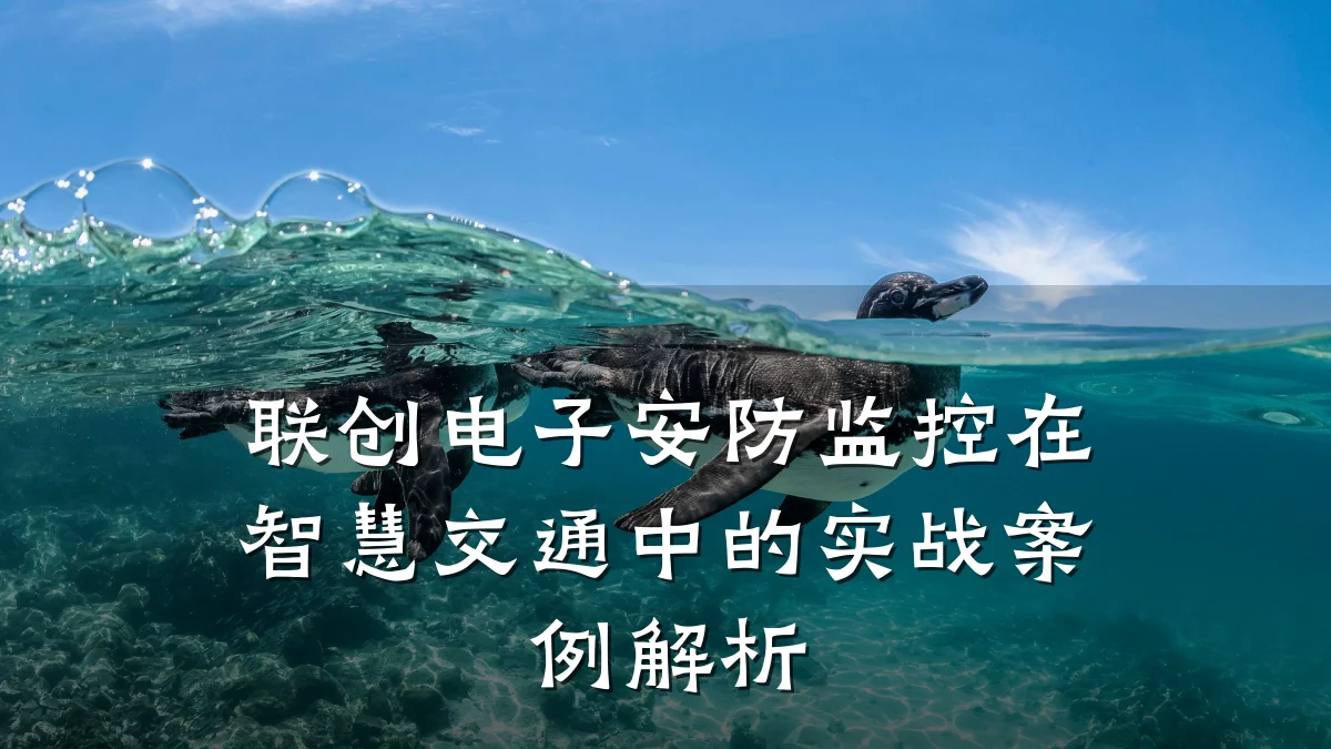 联创电子安防监控在智慧交通中的实战案例解析
