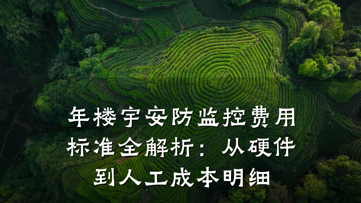 年楼宇安防监控费用标准全解析:从硬件到人工成本明细