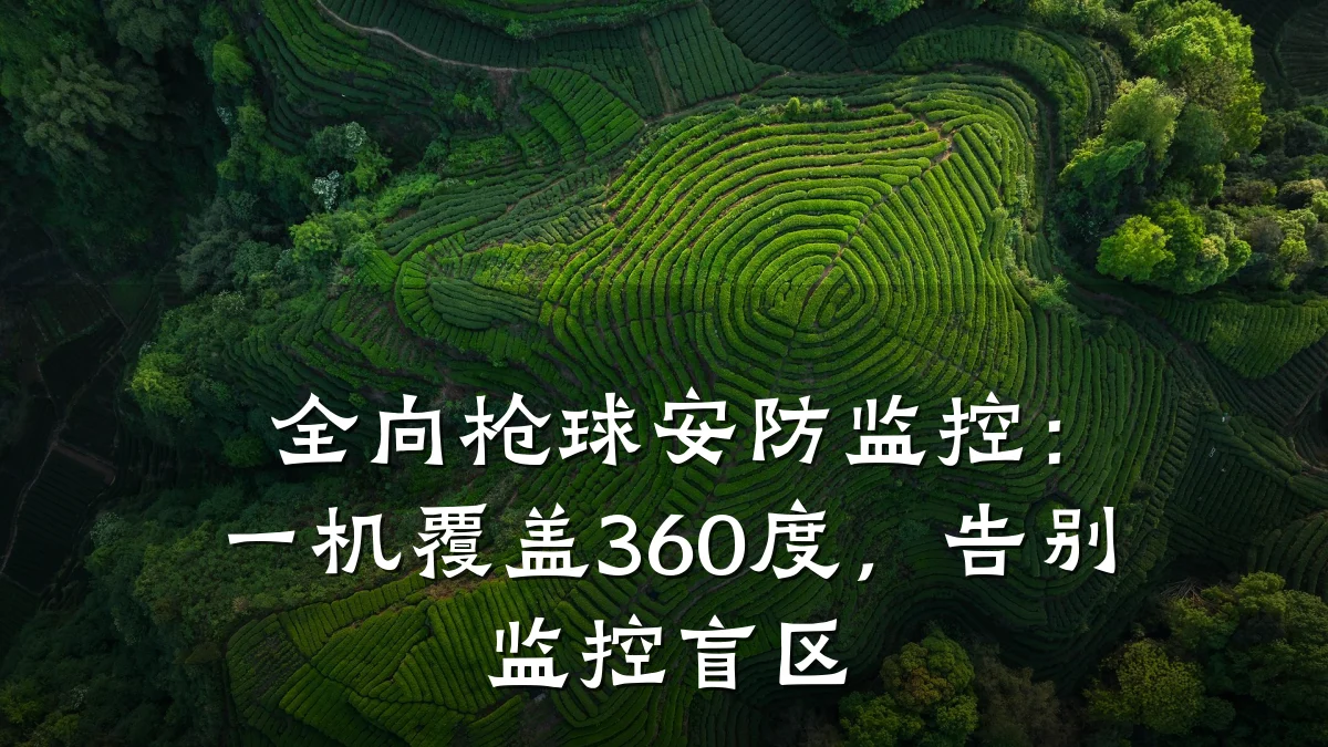 全向枪球安防监控:一机覆盖360度,告别监控盲区