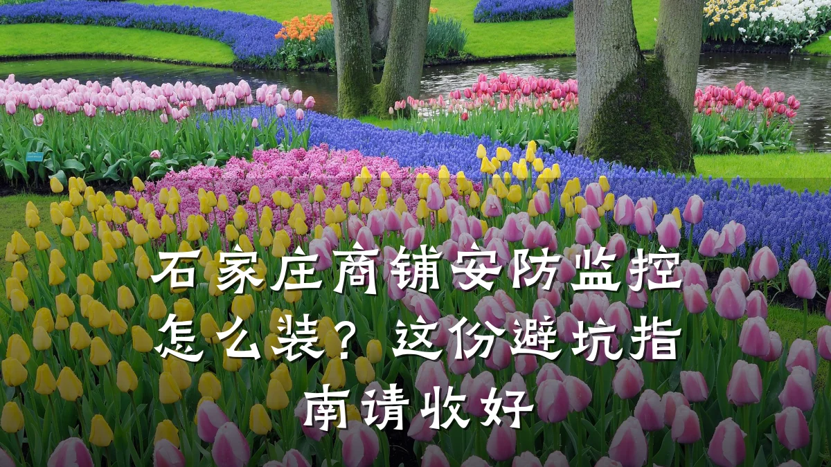 石家庄商铺安防监控怎么装?这份避坑指南请收好